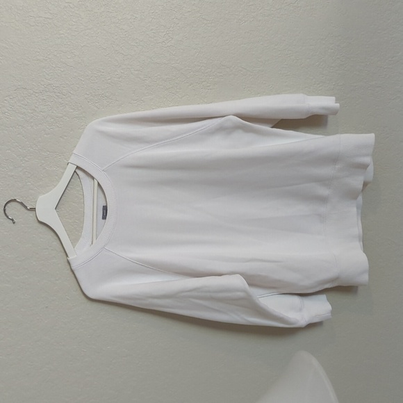 Aerie RN 54485 Small White Oversized sweatshirt - Picture 1 of 5